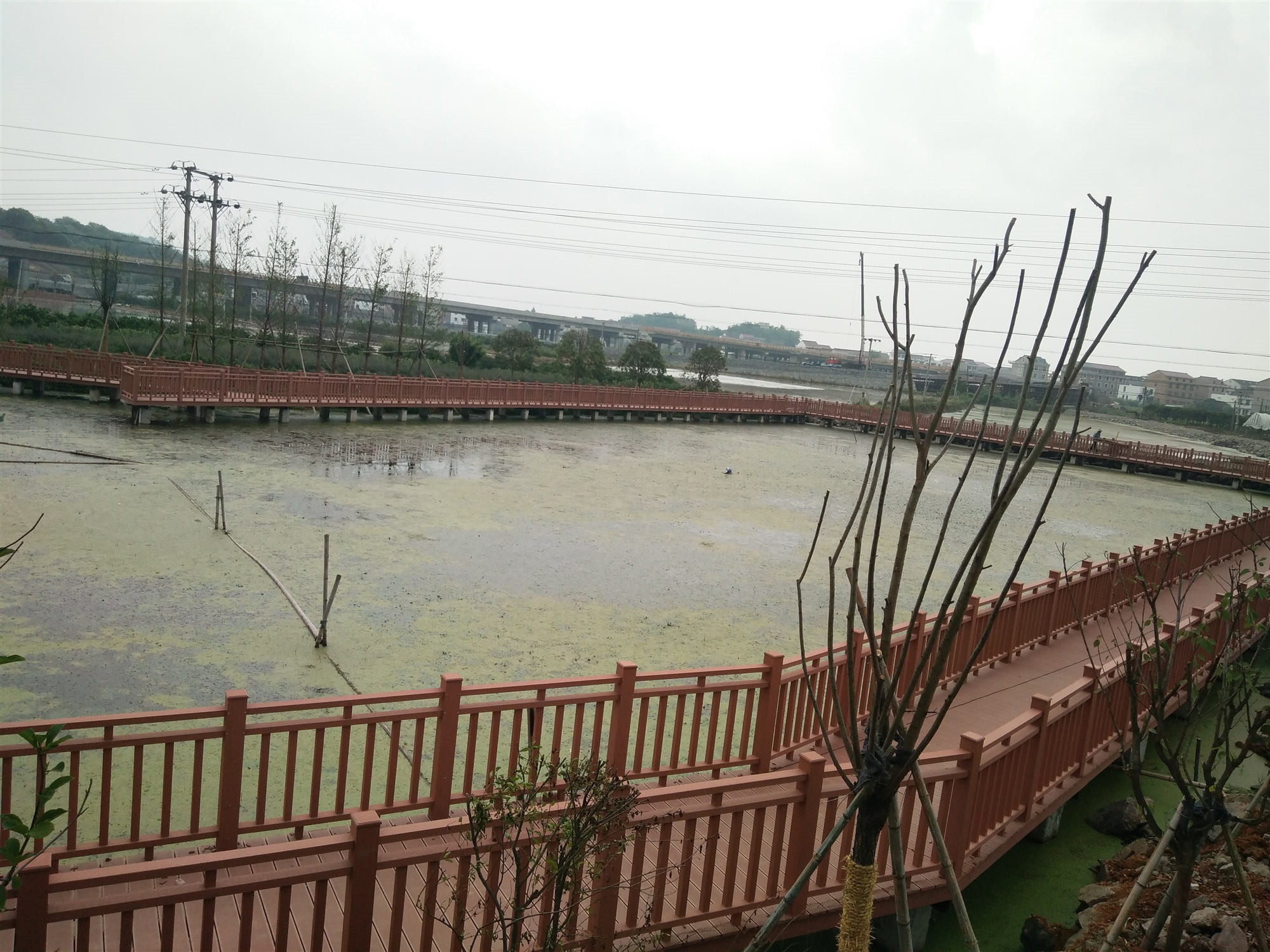 塑木地板欄桿