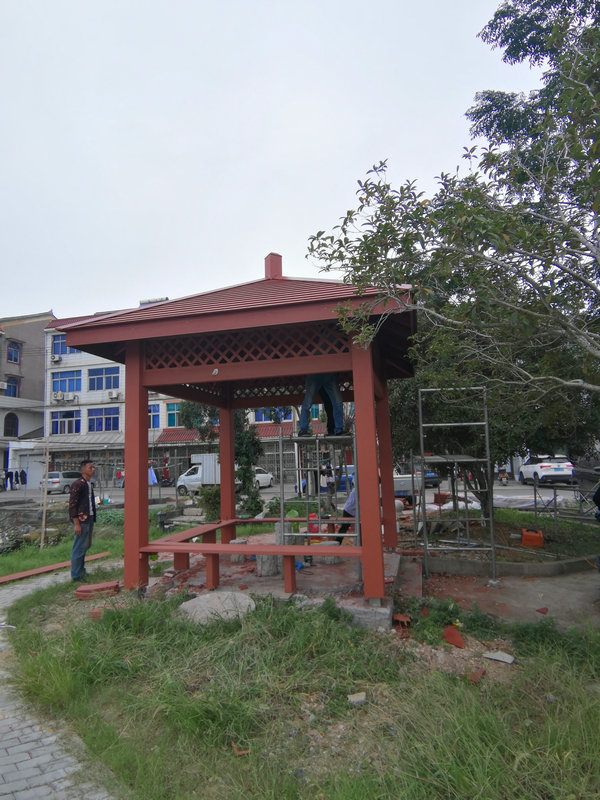 塑木廊架